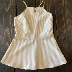 Banana republic striped peplum